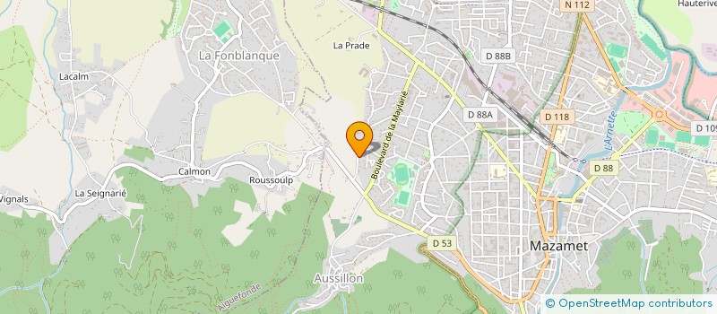 localisation de l'entreprise GROUPEMENT AGRICOLE D'EXPLOITATION EN COMMUN BONHOMME à AIGUEFONDE