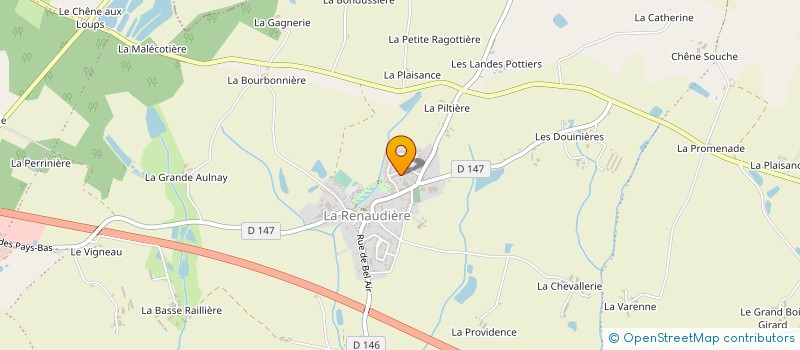 localisation de l'entreprise GROUPEMENT AGRICOLE D'EXPLOITATION EN COMMUN BORDS DE MOINE à SEVREMOINE