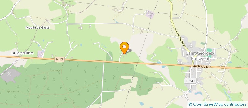 localisation de l'entreprise GROUPEMENT AGRICOLE D EXPLOITATION EN COMMUN BOURGOUIN  SAINT-GEORGES-BUTTAVENT
