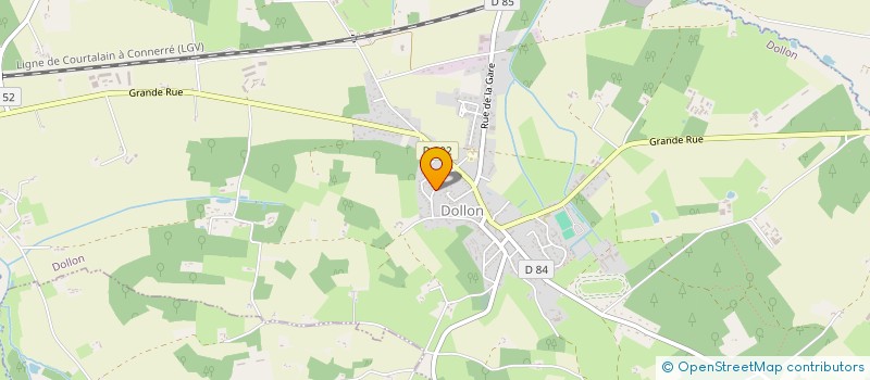 localisation de l'entreprise GROUPEMENT AGRICOLE D EXPLOITATION EN COMMUN CARREAU à SEMUR EN VALLON