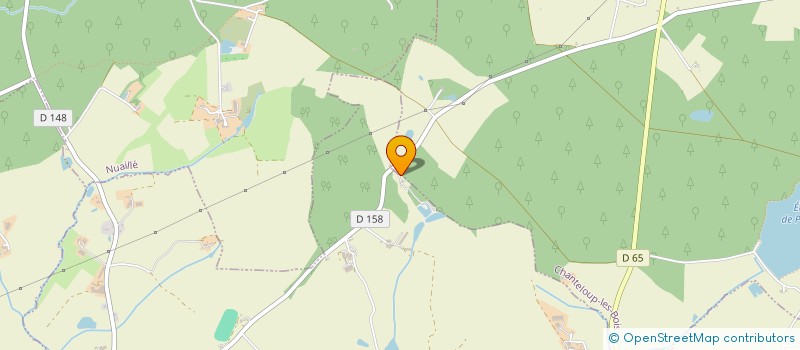 localisation de l'entreprise GROUPEMENT AGRICOLE D'EXPLOITATION EN COMMUN CHAUVE - CESBRON  YZERNAY