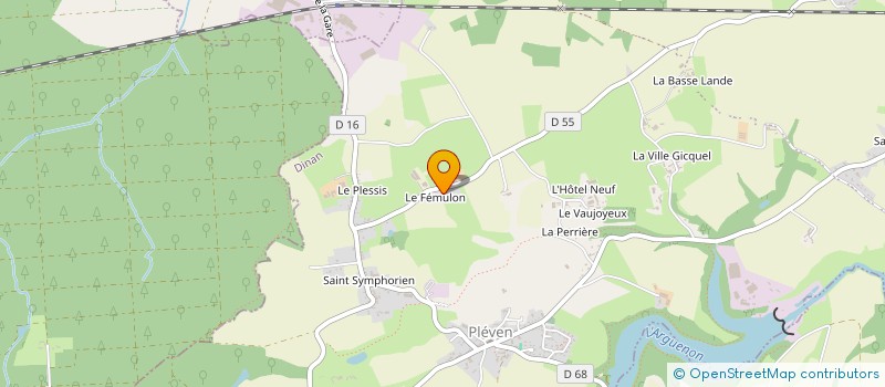 localisation de l'entreprise GROUPEMENT AGRICOLE D'EXPLOITATION EN COMMUN CLOS MARGOT à PLEVEN
