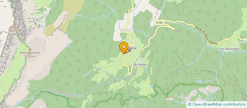 localisation de l'entreprise GROUPEMENT AGRICOLE D'EXPLOITATION EN COMMUN COCHON BRISOU  GRESSE-EN-VERCORS