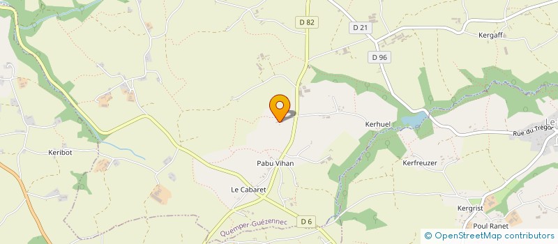 localisation de l'entreprise GROUPEMENT AGRICOLE D'EXPLOITATION EN COMMUN CONNAN à PLOEZAL