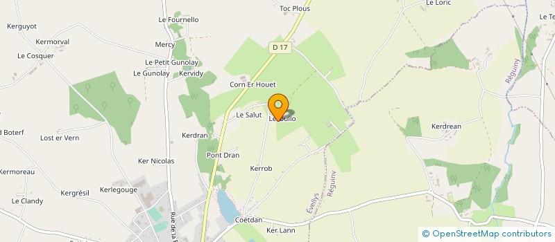 localisation de l'entreprise GROUPEMENT AGRICOLE D'EXPLOITATION EN COMMUN CORBEL  EVELLYS