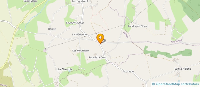 localisation de l'entreprise GROUPEMENT AGRICOLE D'EXPLOITATION EN COMMUN D'AR GROAS à PLEMY