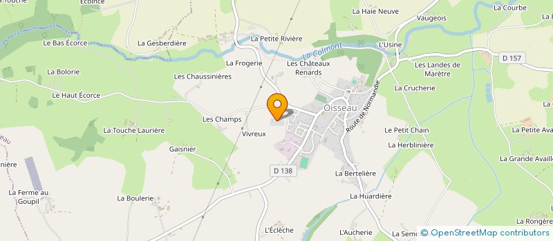 localisation de l'entreprise GROUPEMENT AGRICOLE D EXPLOITATION EN COMMUN DE BEL AIR à SAINT-MARS-SUR-COLMONT