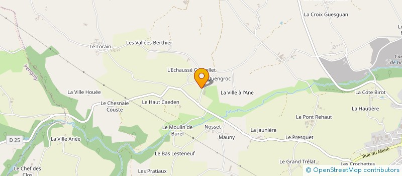 localisation de l'entreprise GROUPEMENT AGRICOLE D'EXPLOITATION EN COMMUN DE CAEDEN à PLENEE-JUGON