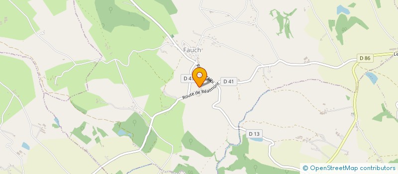 localisation de l'entreprise GROUPEMENT AGRICOLE D EXPLOITATION EN COMMUN DE CARUFEL  FAUCH