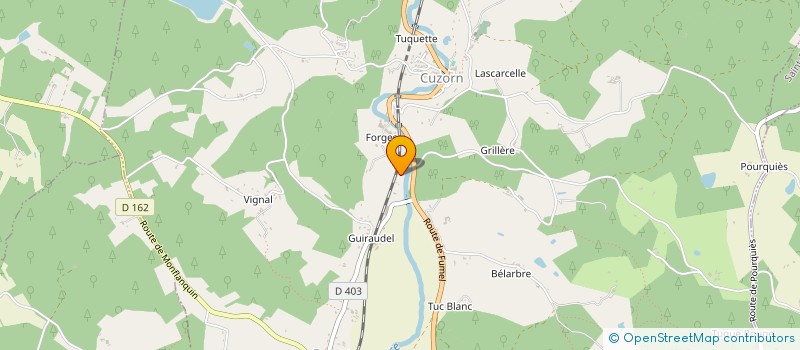 localisation de l'entreprise GROUPEMENT AGRICOLE D'EXPLOITATION EN COMMUN DE CATARAN  BLANQUEFORT SUR BRIOLANCE