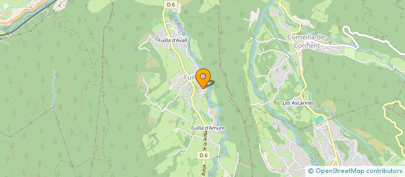 localisation de l'entreprise GROUPEMENT AGRICOLE D'EXPLOITATION EN COMMUN DE DE ROUGERE  FUILLA