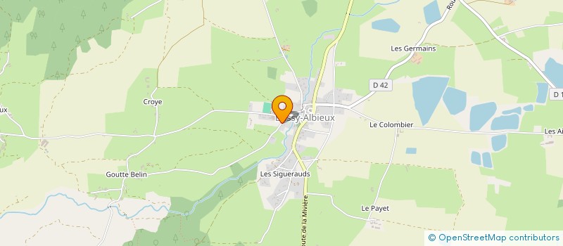 localisation de l'entreprise GROUPEMENT AGRICOLE D'EXPLOITATION EN COMMUN DE GOUTTEBELIN à BUSSY-ALBIEUX