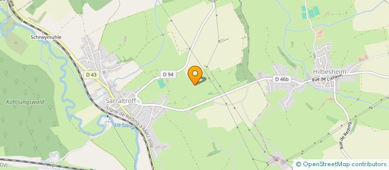 localisation de l'entreprise GROUPEMENT AGRICOLE D'EXPLOITATION EN COMMUN DE L'AGROGLYPHE à SARRALTROFF