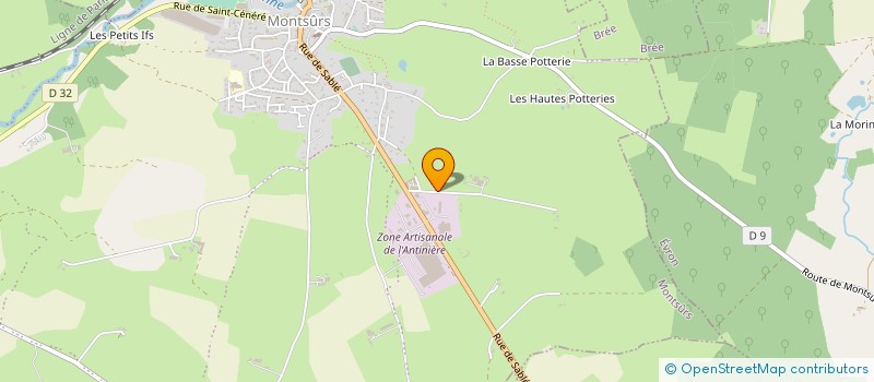 localisation de l'entreprise GROUPEMENT AGRICOLE D EXPLOITATION EN COMMUN DE L AUBE à MONTSURS