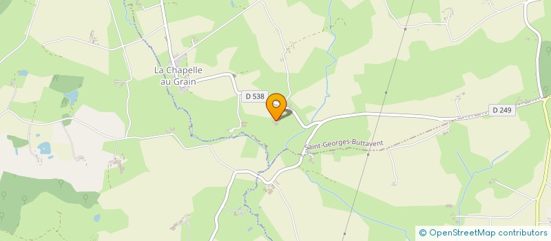 localisation de l'entreprise GROUPEMENT AGRICOLE D EXPLOITATION EN COMMUN DE L AUDUGERIE  SAINT-GEORGES-BUTTAVENT