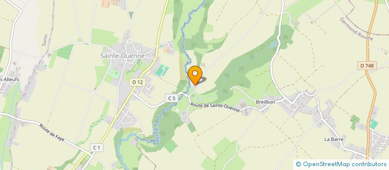 localisation de l'entreprise GROUPEMENT AGRICOLE D'EXPLOITATION EN COMMUN DE L'EGRAY  GERMOND-ROUVRE