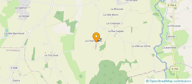 localisation de l'entreprise GROUPEMENT AGRICOLE D'EXPLOITATION EN COMMUN DE L'OREE DU BOIS à PLUMIEUX