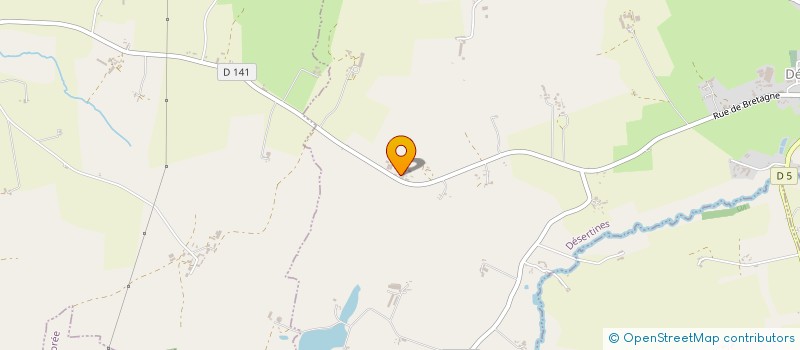 localisation de l'entreprise GROUPEMENT AGRICOLE D EXPLOITATION EN COMMUN DE LA BARDOUILLERE  DESERTINES