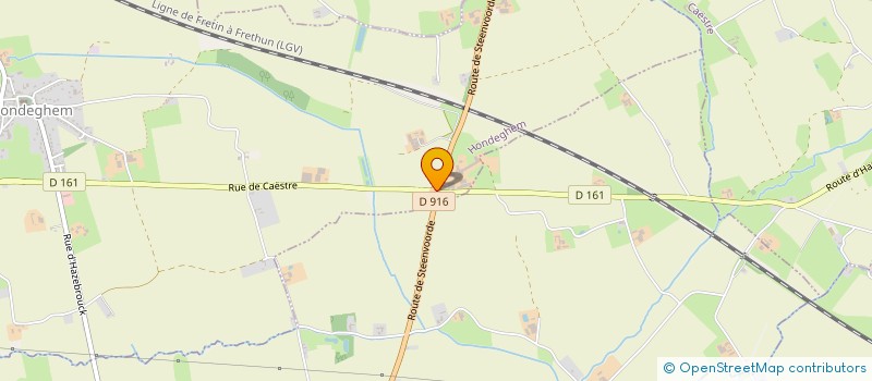 localisation de l'entreprise GROUPEMENT AGRICOLE D'EXPLOITATION EN COMMUN DE LA BREARDE à HONDEGHEM