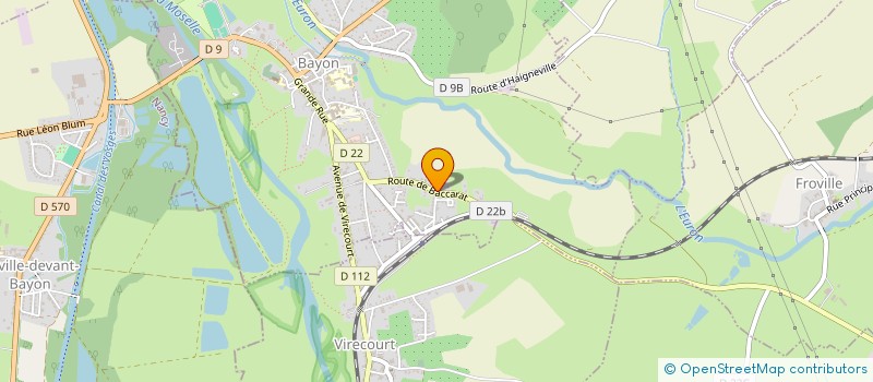 localisation de l'entreprise GROUPEMENT AGRICOLE D'EXPLOITATION EN COMMUN DE LA CLE  FROVILLE