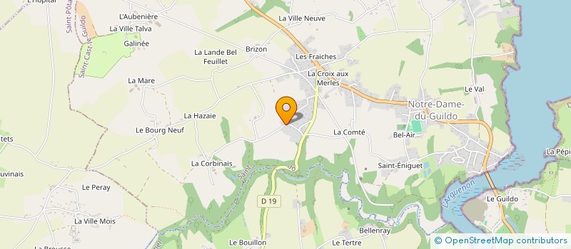 localisation de l'entreprise GROUPEMENT AGRICOLE D'EXPLOITATION EN COMMUN DE LA CORBINAIS à SAINT CAST LE GUILDO