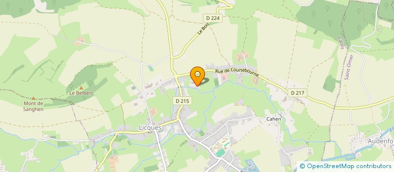 localisation de l'entreprise GROUPEMENT AGRICOLE D'EXPLOITATION EN COMMUN DE LA FERME DES LIONS à LICQUES