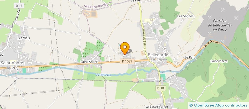 localisation de l'entreprise GROUPEMENT AGRICOLE D'EXPLOITATION EN COMMUN DE LA FONT à BELLEGARDE-EN-FOREZ