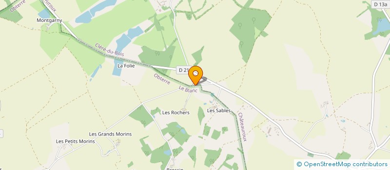 localisation de l'entreprise GROUPEMENT AGRICOLE D'EXPLOITATION EN COMMUN DE LA GABRIELLE à CLERE-DU-BOIS