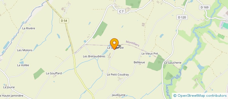 localisation de l'entreprise GROUPEMENT AGRICOLE D'EXPLOITATION EN COMMUN DE LA GAULERAYE à LYS-HAUT-LAYON