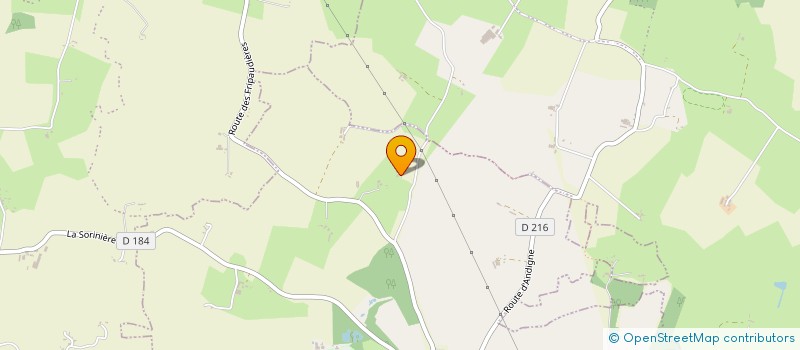 localisation de l'entreprise GROUPEMENT AGRICOLE D'EXPLOITATION EN COMMUN DE LA GRANDE BRINIERE à LONGUENEE-EN-ANJOU