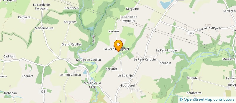 localisation de l'entreprise GROUPEMENT AGRICOLE D'EXPLOITATION EN COMMUN DE LA GREE à NOYAL-MUZILLAC
