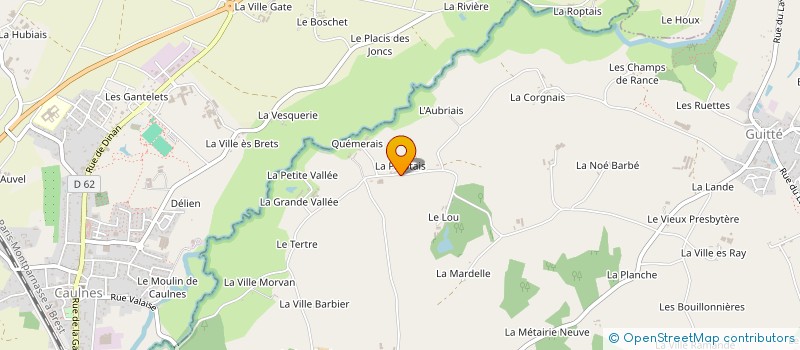 localisation de l'entreprise GROUPEMENT AGRICOLE D'EXPLOITATION EN COMMUN DE LA PINOTAIS à GUITTE