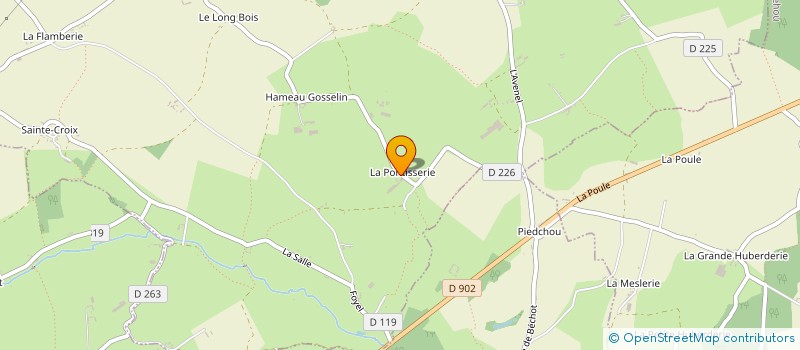 localisation de l'entreprise GROUPEMENT AGRICOLE D'EXPLOITATION EN COMMUN DE LA PONTISERIE à TEURTHEVILLE-BOCAGE