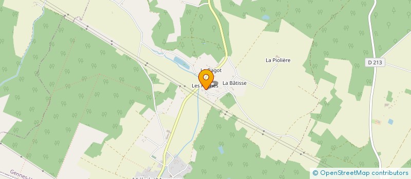 localisation de l'entreprise GROUPEMENT AGRICOLE D'EXPLOITATION EN COMMUN DE LA PREE à GENNES-VAL-DE-LOIRE