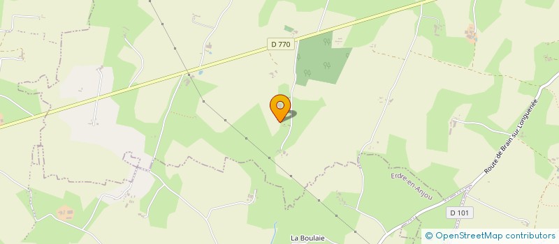 localisation de l'entreprise GROUPEMENT AGRICOLE D'EXPLOITATION EN COMMUN DE LA REVERDERIE à LE LION D'ANGERS