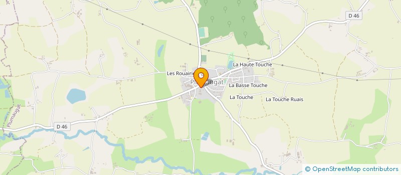 localisation de l'entreprise GROUPEMENT AGRICOLE D'EXPLOITATION EN COMMUN DE LA RUAIS à PLUMAUGAT