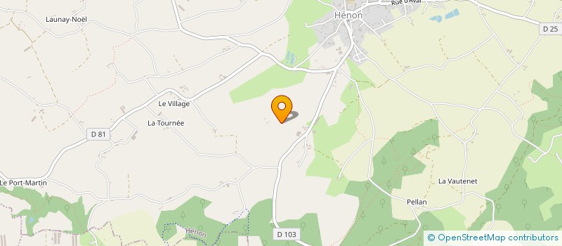 localisation de l'entreprise GROUPEMENT AGRICOLE D'EXPLOITATION EN COMMUN DE LA TOUCHE ROUAULT à HENON