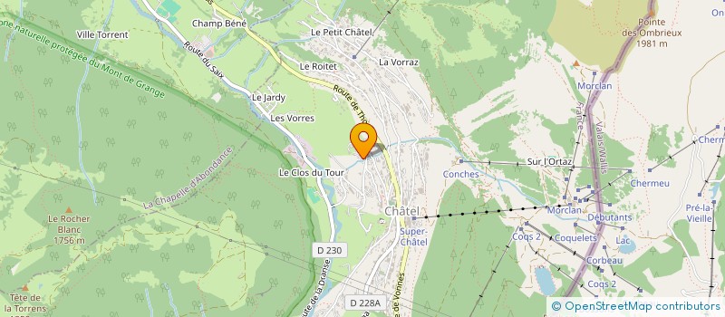 localisation de l'entreprise GROUPEMENT AGRICOLE D'EXPLOITATION EN COMMUN DE MENS à CHATEL