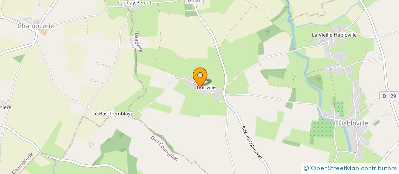localisation de l'entreprise GROUPEMENT AGRICOLE D'EXPLOITATION EN COMMUN DE NOIRVILLE à HABLOVILLE