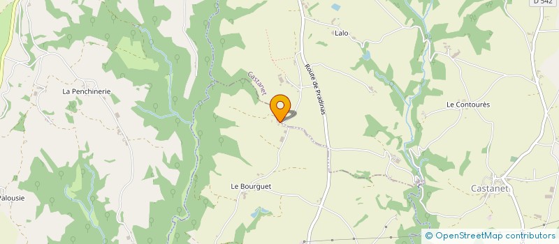 localisation de l'entreprise GROUPEMENT AGRICOLE D'EXPLOITATION EN COMMUN DE PEYREBOSC  CASTANET