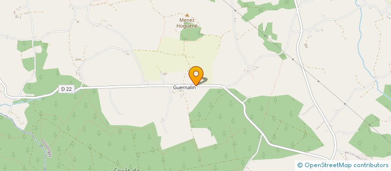 localisation de l'entreprise GROUPEMENT AGRICOLE D'EXPLOITATION EN COMMUN DE PRAT LEUR à LOUARGAT