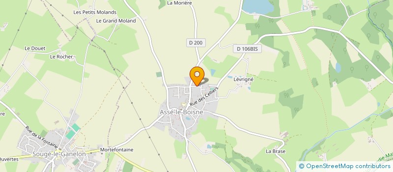 localisation de l'entreprise GROUPEMENT AGRICOLE D EXPLOITATION EN COMMUN DE ROSEM  SAINT OUEN DE MIMBRE