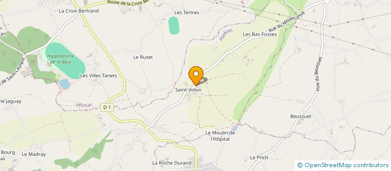 localisation de l'entreprise GROUPEMENT AGRICOLE D'EXPLOITATION EN COMMUN DE SAINT VOLON à PLEDRAN