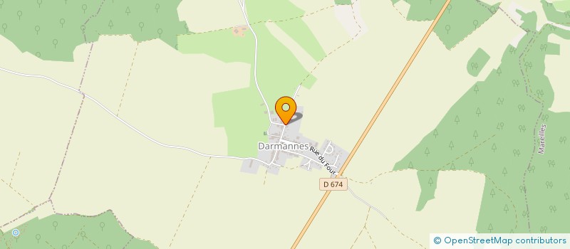 localisation de l'entreprise GROUPEMENT AGRICOLE D'EXPLOITATION EN COMMUN DE STRON à DARMANNES