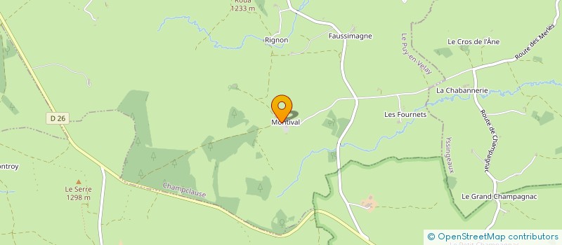 localisation de l'entreprise GROUPEMENT AGRICOLE D'EXPLOITATION EN COMMUN DE SURENNE à CHAMPCLAUSE