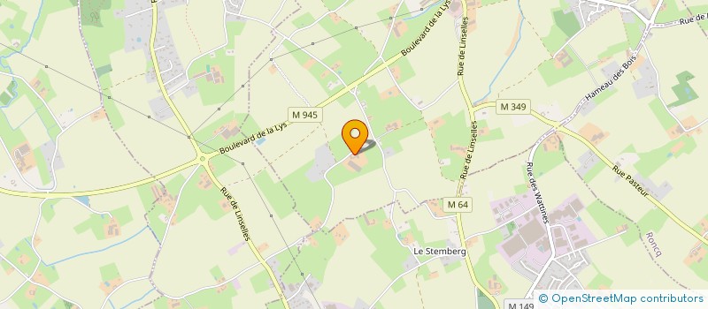 localisation de l'entreprise GROUPEMENT AGRICOLE D'EXPLOITATION EN COMMUN DELEFORTRIE à BOUSBECQUE