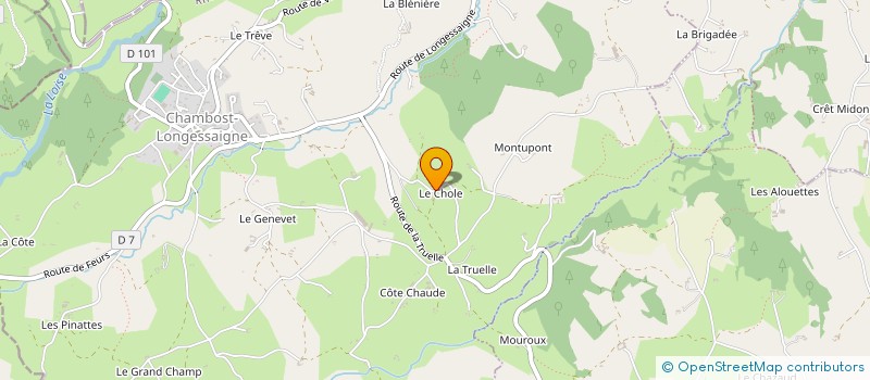 localisation de l'entreprise GROUPEMENT AGRICOLE D'EXPLOITATION EN COMMUN DELORME à CHAMBOST-LONGESSAIGNE