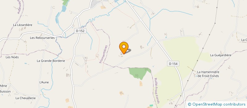 localisation de l'entreprise GROUPEMENT AGRICOLE D'EXPLOITATION EN COMMUN DES 3 CHEMINS MAYENNAIS  RUILLE-FROID-FONDS