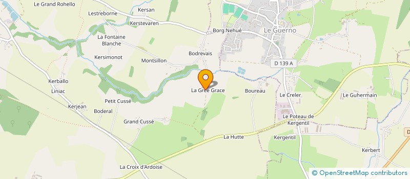 localisation de l'entreprise GROUPEMENT AGRICOLE D'EXPLOITATION EN COMMUN DES BLEUETS à NOYAL-MUZILLAC