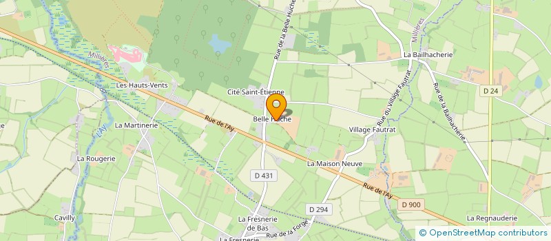 localisation de l'entreprise GROUPEMENT AGRICOLE D'EXPLOITATION EN COMMUN DES CARRIERES  MILLIERES